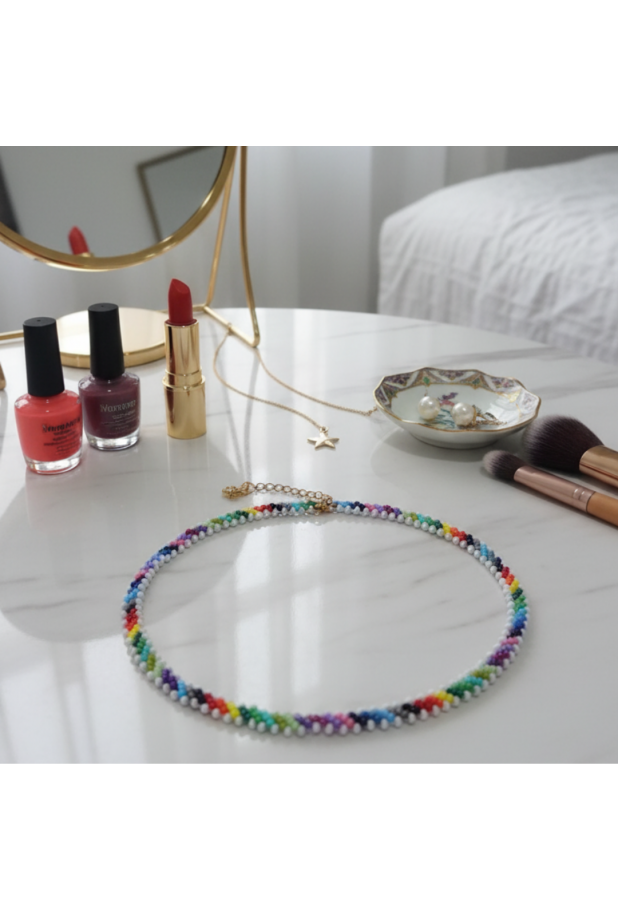 Boncuk Kolye El Yapımı Özel